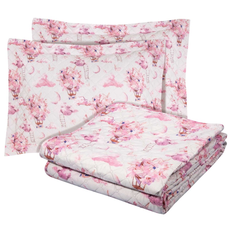 8864 Κουβερλί Μονό 160X240 Ροζ Greenwich Polo Club