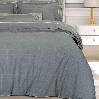 2373 Παπλωματοθήκη Σετ Υπέρδιπλη 220X240 Γκρι Greenwich Polo Club