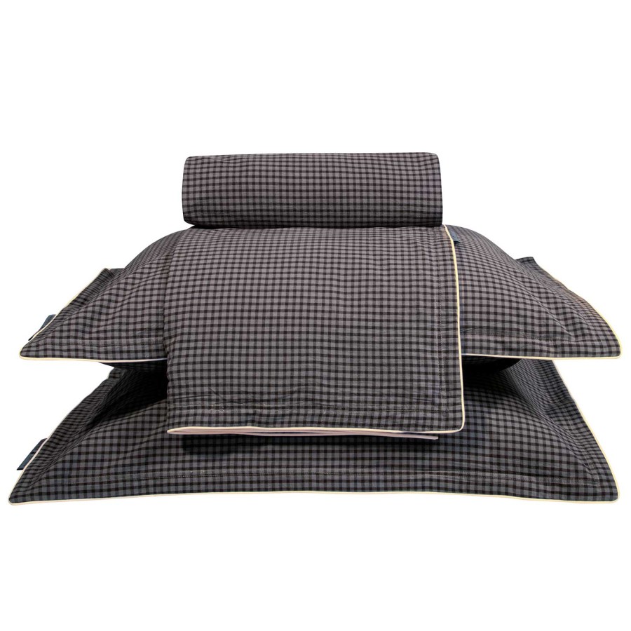 2374 Παπλωματοθήκη Σετ Υπέρδιπλη 220X240 Γκρι Greenwich Polo Club