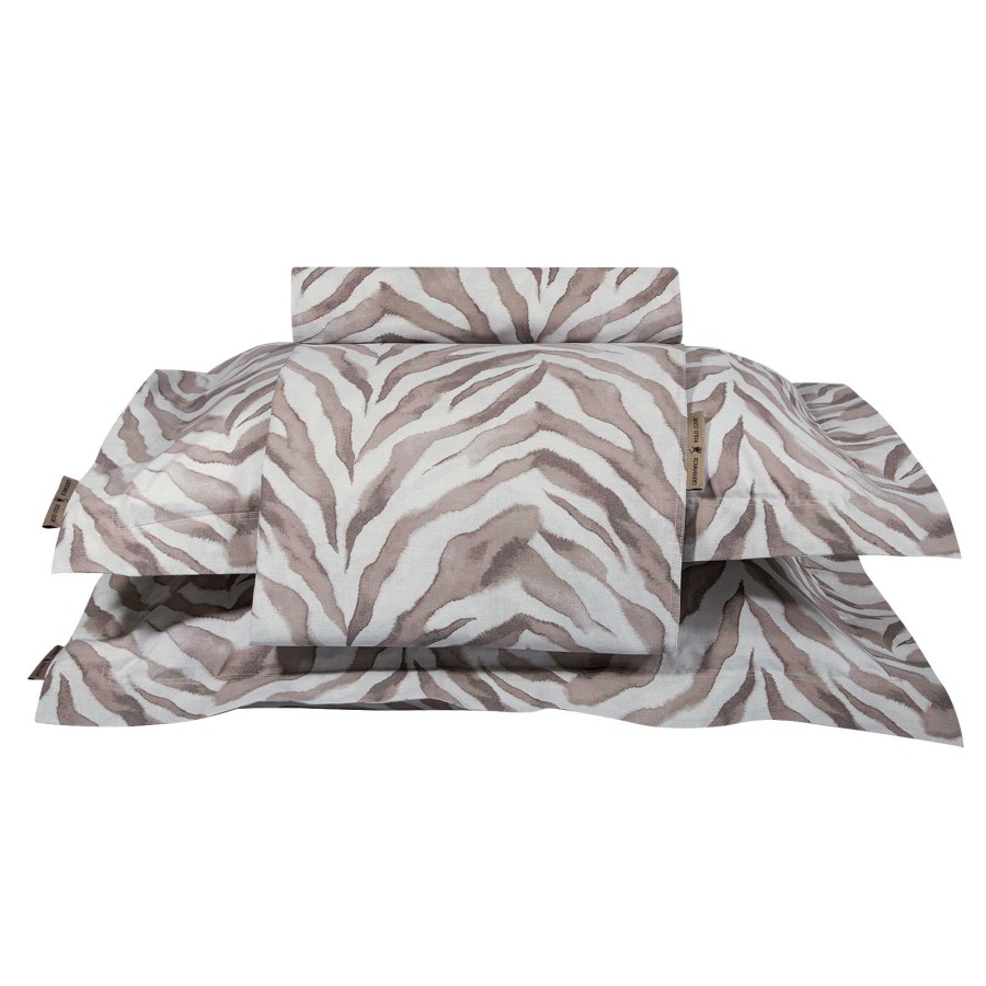 2377 Παπλωματοθήκη Υπέρδιπλη 220X240 Καφέ Greenwich Polo Club