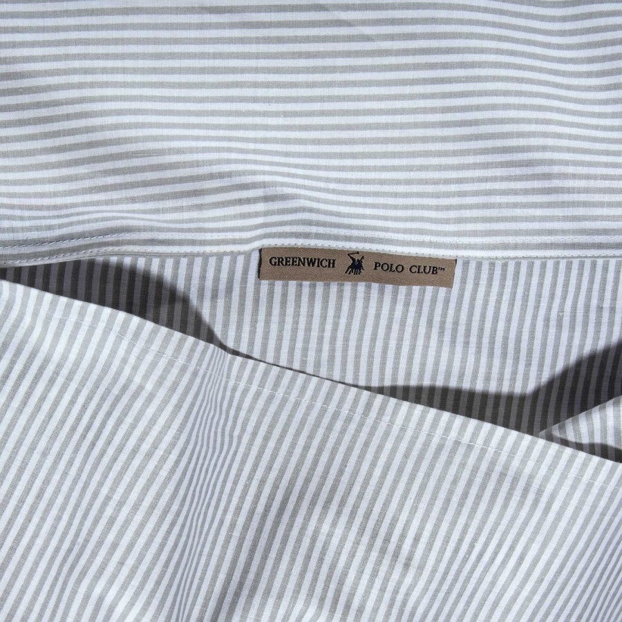 2388 Παπλωματοθήκη Υπέρδιπλη 220X240 Γκρι Greenwich Polo Club