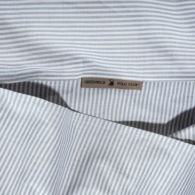 2388 Παπλωματοθήκη King 240X260 Γκρι Greenwich Polo Club