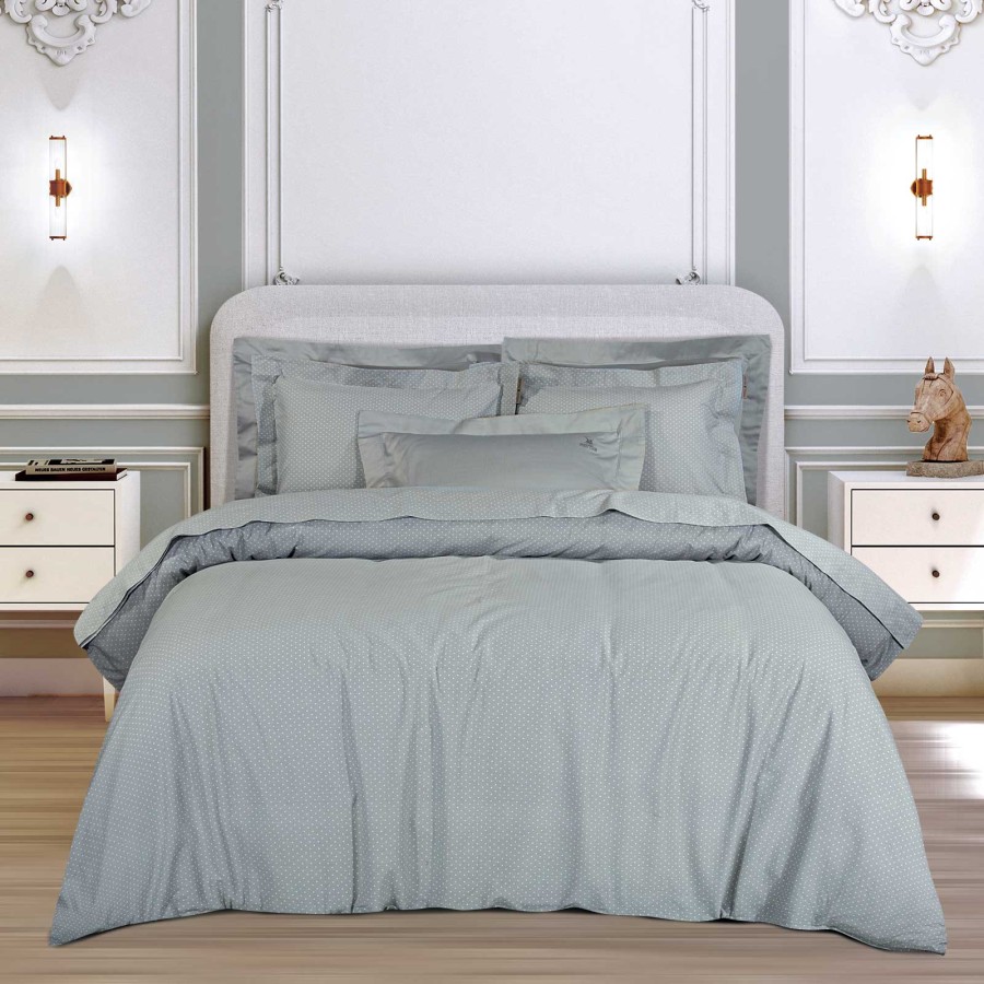 2391 Παπλωματοθήκη King 240X260 Γκρι Greenwich Polo Club