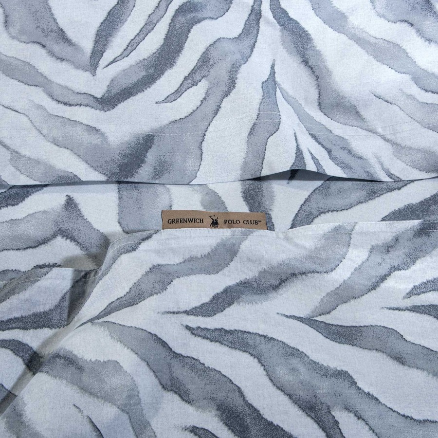 2394 Παπλωματοθήκη King 240X260 Γκρι Greenwich Polo Club