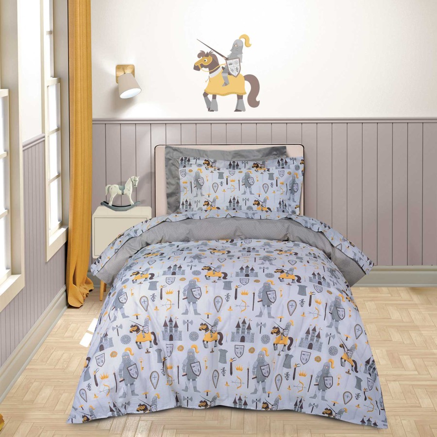 8861 Σετ Παπλωματοθήκη Μονή 160X240 Κρεμ/Γκρι Greenwich Polo Club