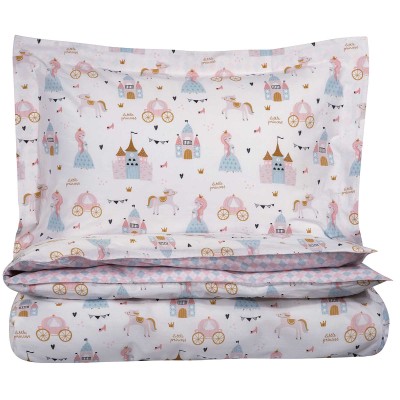 8865 Σετ Παπλωματοθήκη Μονή 160X240 Ροζ/Μέντα Greenwich Polo Club