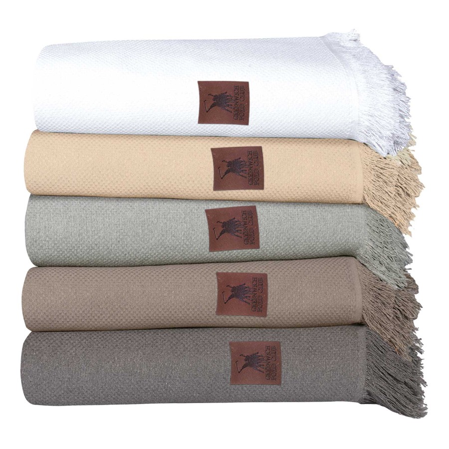 3987 Ριχτάρι Τριθέσιου Καναπέ 180X300 Μπεζ Greenwich Polo Club