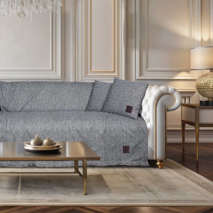 3988 Ριχτάρι Τριθέσιου Καναπέ 180X300 Γκρι Greenwich Polo Club 3988 Ριχτάρι Τριθέσιου Καναπέ 180X300 Γκρι Greenwich Polo Club