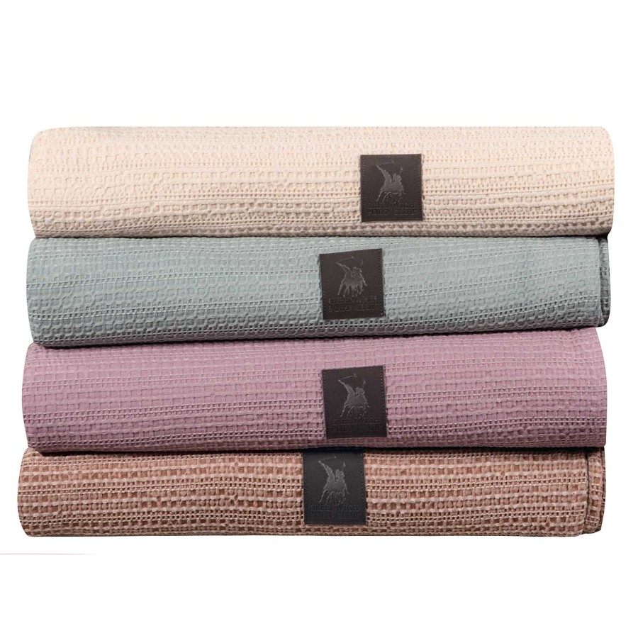 4457 Κουβέρτα Πικέ 160X240 Γκρι Greenwich Polo Club