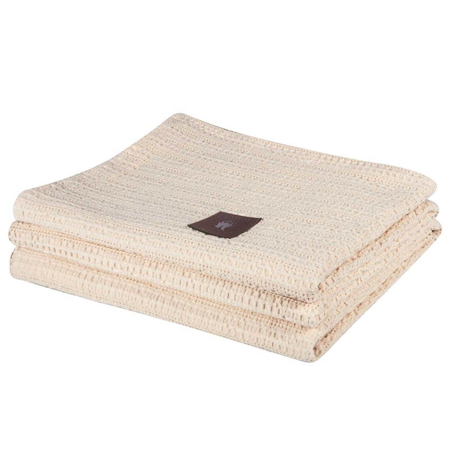 4456 Κουβέρτα Πικέ 240X260 Εκρού Greenwich Polo Club