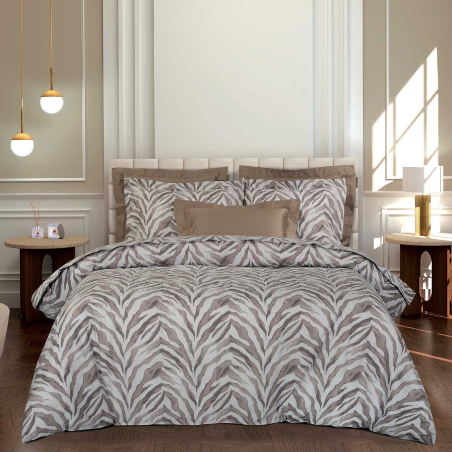 2377 Σεντόνι Υπέρδιπλo 240X260 Καφέ Greenwich Polo Club