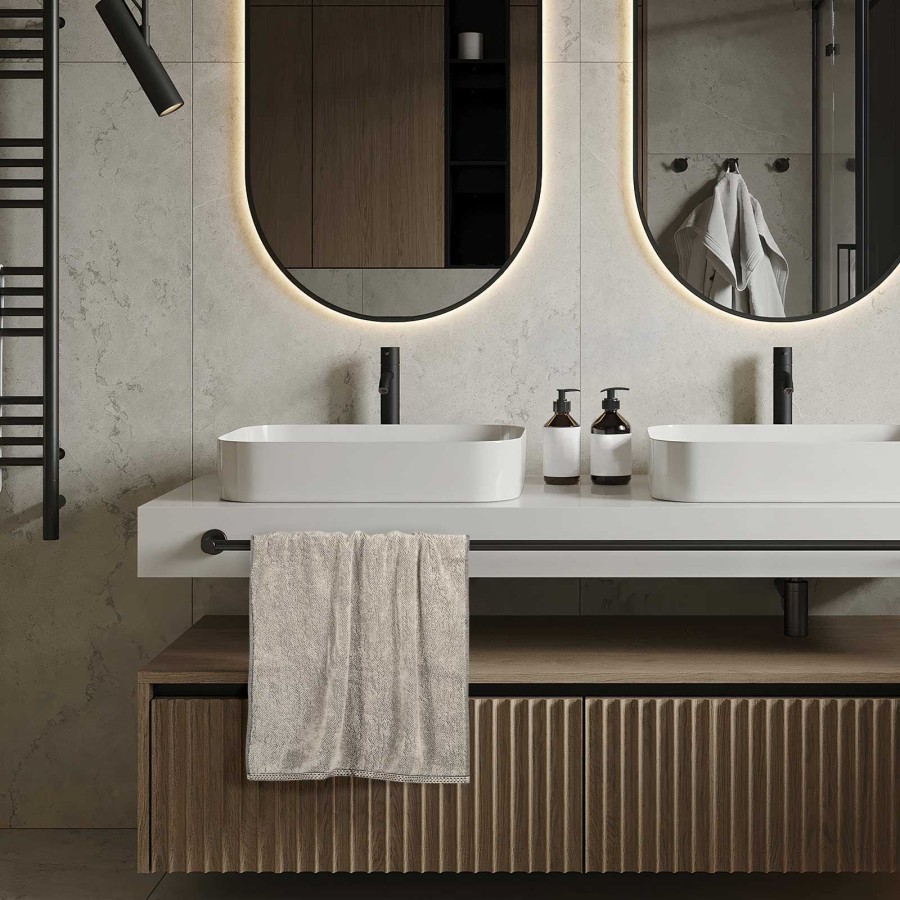 4129 Σετ Πετσέτες 3Τμχ Μαύρο Greenwich Polo Club