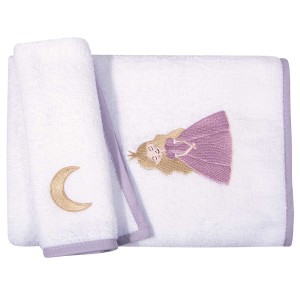 8862 Σετ Πετσέτες Baby Λευκό/Ροζ Greenwich Polo Club