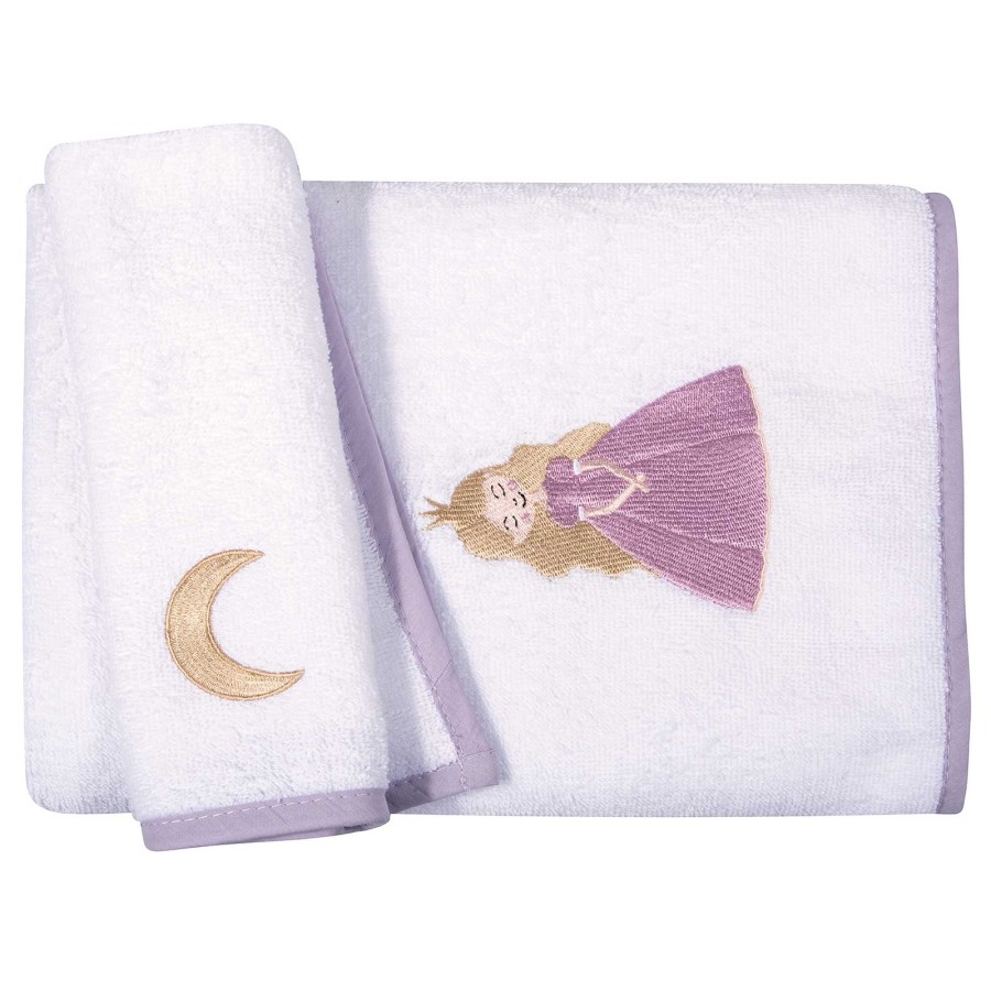 8862 Σετ Πετσέτες Baby Λευκό/Ροζ Greenwich Polo Club