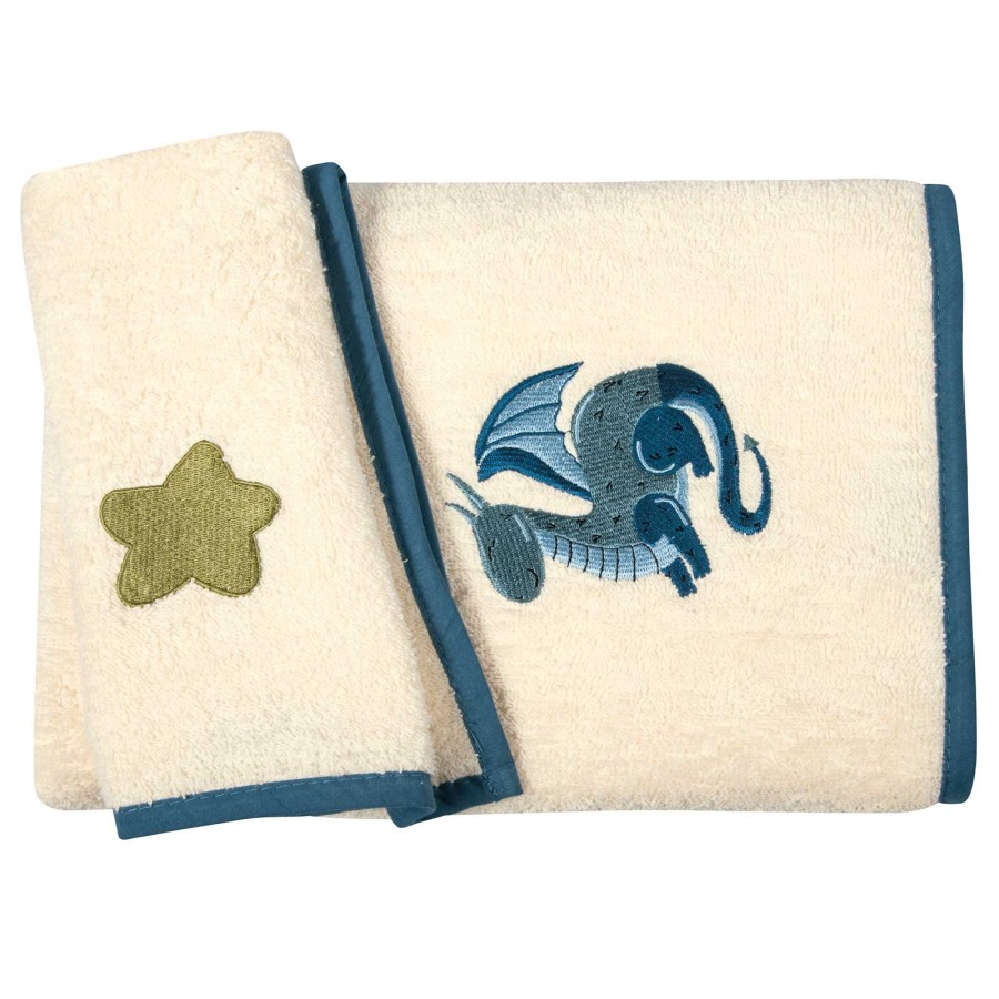 8863 Σετ Πετσέτες Baby Μπεζ/Μπλε Greenwich Polo Club