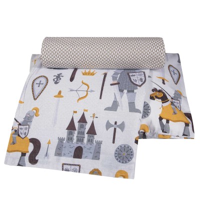 8861 Σετ Σεντόνια Baby 130X170 Κρεμ/Γκρι Greenwich Polo Club