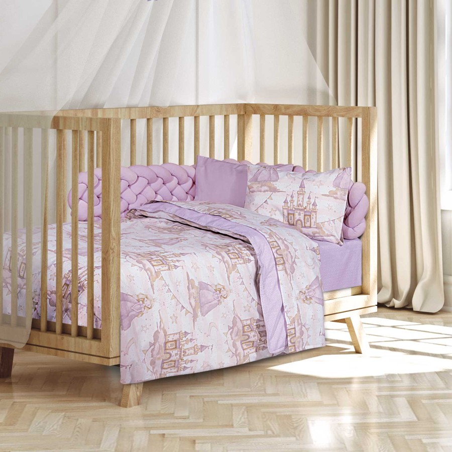 8862 Σετ Σεντόνια Baby 130X170 Nude Greenwich Polo Club