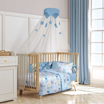 8866 Σετ Σεντόνια Baby 130X170 Μπλε Greenwich Polo Club