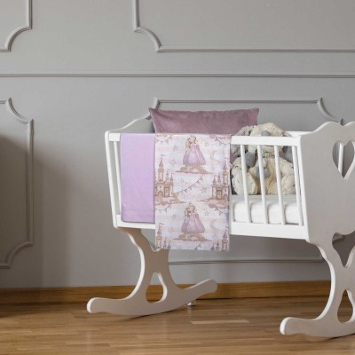 8862 Σετ Σεντόνια Λίκνου Baby 70X120 Nude Greenwich Polo Club