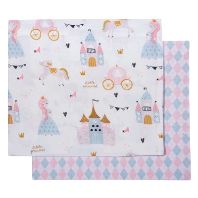 8865 Σετ Σεντόνια Λίκνου Baby 70X120 Ροζ/Μέντα Greenwich Polo Club