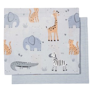 8867 Σετ Σεντόνια Λίκνου Baby 70X120 Πράσινο/Γκρι Greenwich Polo Club