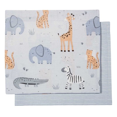 8867 Σετ Σεντόνια Λίκνου Baby 70X120 Πράσινο/Γκρι Greenwich Polo Club