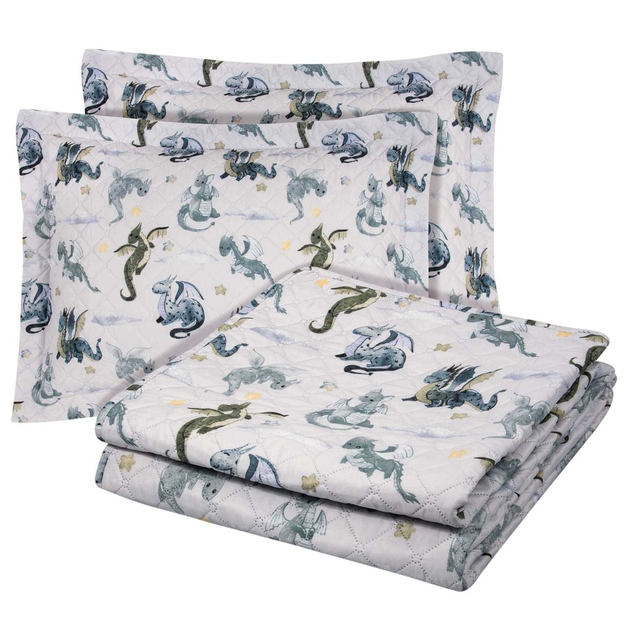 8863 Ζεύγος Μαξιλαροθήκες Junior 50X70+5 Μπεζ/Μπλε Greenwich Polo Club