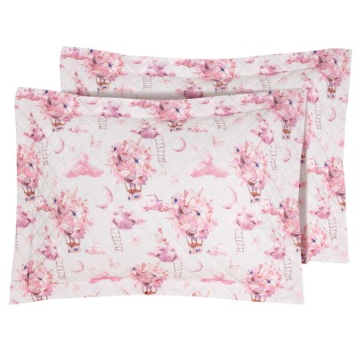 8864 Ζεύγος Μαξιλαροθήκες Junior 50X70+5 Ροζ Greenwich Polo Club