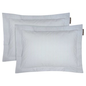 2388 Ζεύγος Μαξιλαροθήκες 50X70+5 Γκρι Greenwich Polo Club