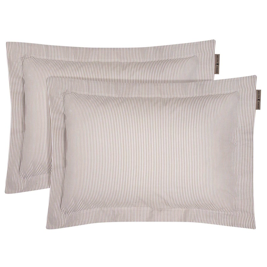 2389 Ζεύγος Μαξιλαροθήκες 50X70+5 Ταμπάς Greenwich Polo Club