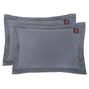 4449 Ζεύγος Μαξιλαροθήκες 50X70+5 Μωβ Greenwich Polo Club