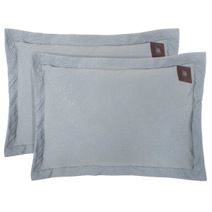 4450 Ζεύγος Μαξιλαροθήκες 50X70+5 Γκρι Greenwich Polo Club