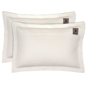 4453 Ζεύγος Μαξιλαροθήκες 50X70+5 Λευκό Greenwich Polo Club