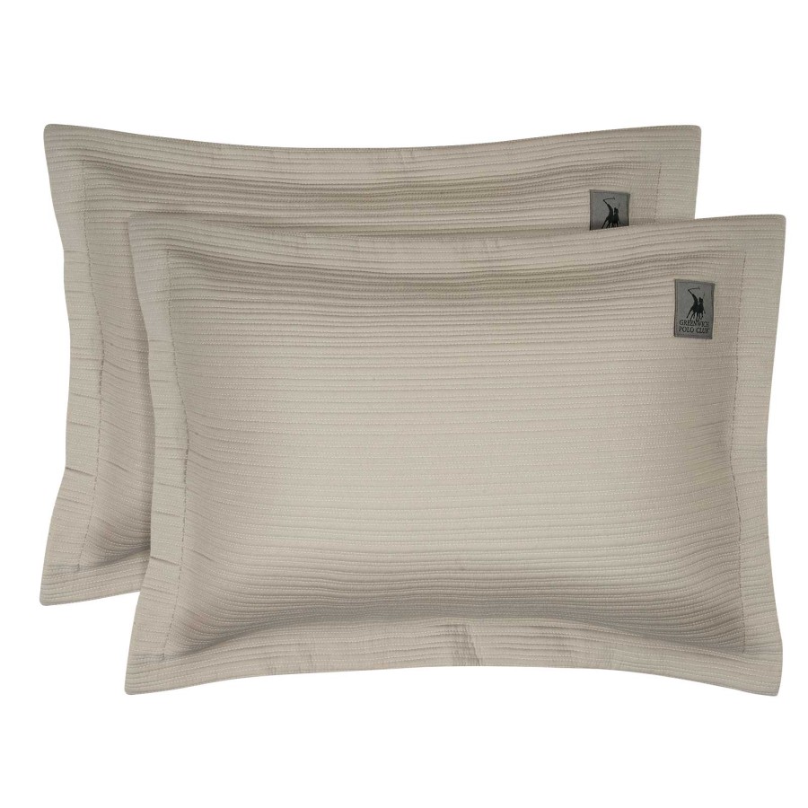 4455 Ζεύγος Μαξιλαροθήκες 50X70+5 Ταμπάς Greenwich Polo Club