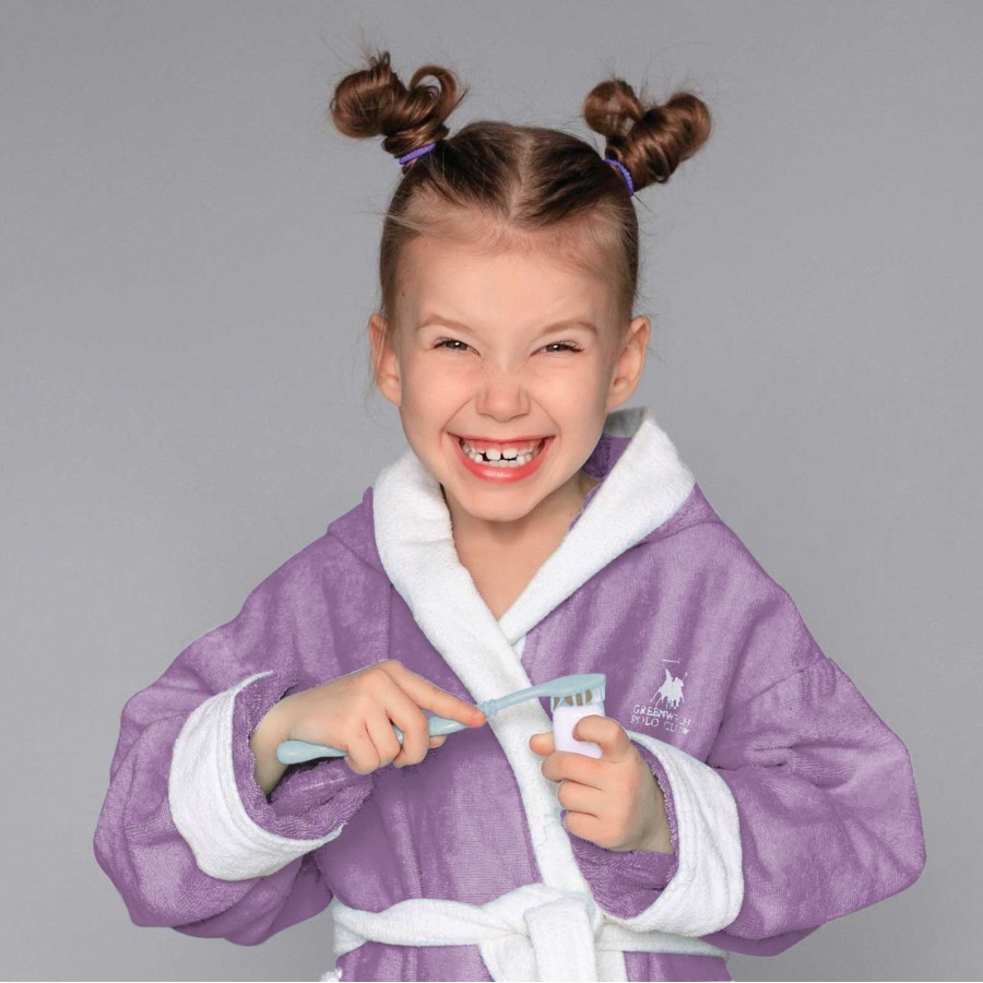 8620 Μπουρνούζι No.4 Μωβ Greenwich Polo Club