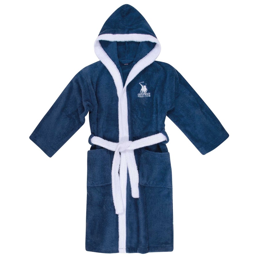 8624 Μπουρνούζι No.4 Μπλε Greenwich Polo Club