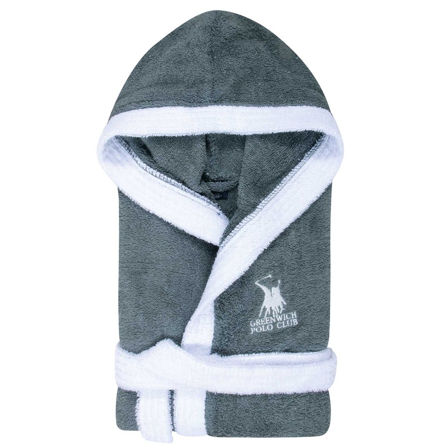 8623 Μπουρνούζι No.10 Γκρι Greenwich Polo Club