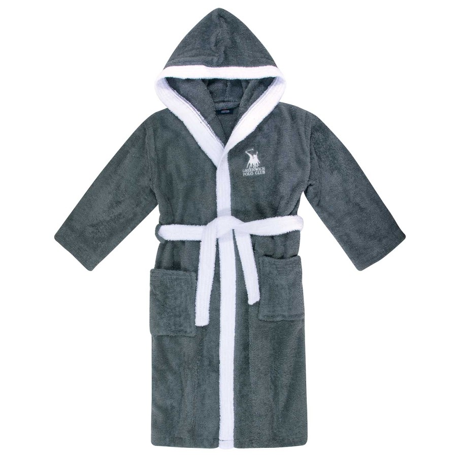 8623 Μπουρνούζι No.12 Γκρι Greenwich Polo Club