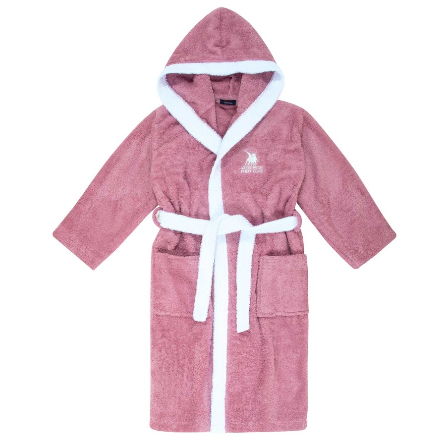 8619 Μπουρνούζι No.14 Ροζ Greenwich Polo Club