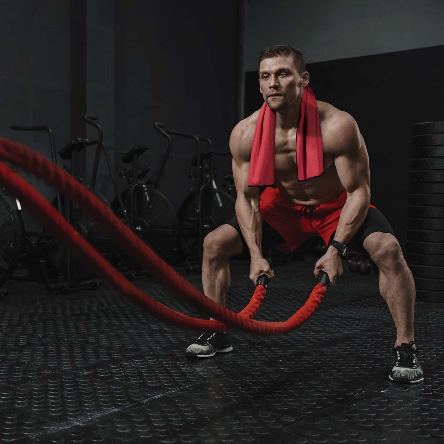 4175 Πετσέτα Γυμναστηρίου 45X90 Κόκκινο Greenwich Polo Club