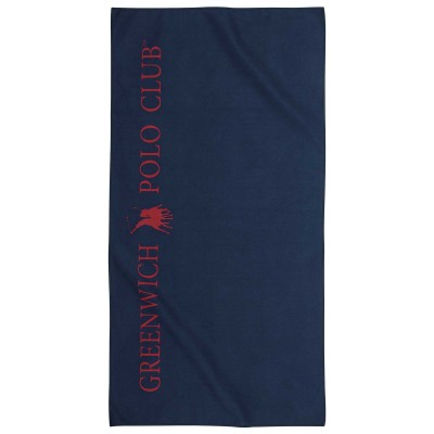 4185 Πετσέτα Γυμναστηρίου 45X90 Μπλε/Κόκκινο Greenwich Polo Club
