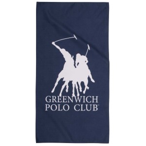 4189 Πετσέτα Γυμναστηρίου 45X90 Μπλε/Εκρού Greenwich Polo Club
