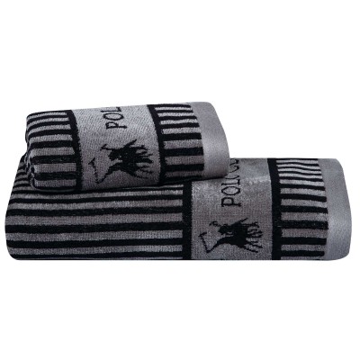 4143 Πετσέτα Προσώπου 50X90 Γκρι Greenwich Polo Club