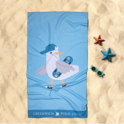 4177 Πετσέτα Θαλάσσης Junior 70X140 Μπλε Greenwich Polo Club 4177 Πετσέτα Θαλάσσης Junior 70X140 Μπλε Greenwich Polo Club