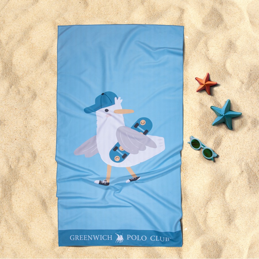 4177 Πετσέτα Θαλάσσης Junior 70X140 Μπλε Greenwich Polo Club 4177 Πετσέτα Θαλάσσης Junior 70X140 Μπλε Greenwich Polo Club
