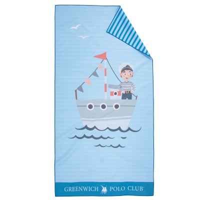 4178 Πετσέτα Θαλάσσης Junior 70X140 Μπλε Greenwich Polo Club 4178 Πετσέτα Θαλάσσης Junior 70X140 Μπλε Greenwich Polo Club