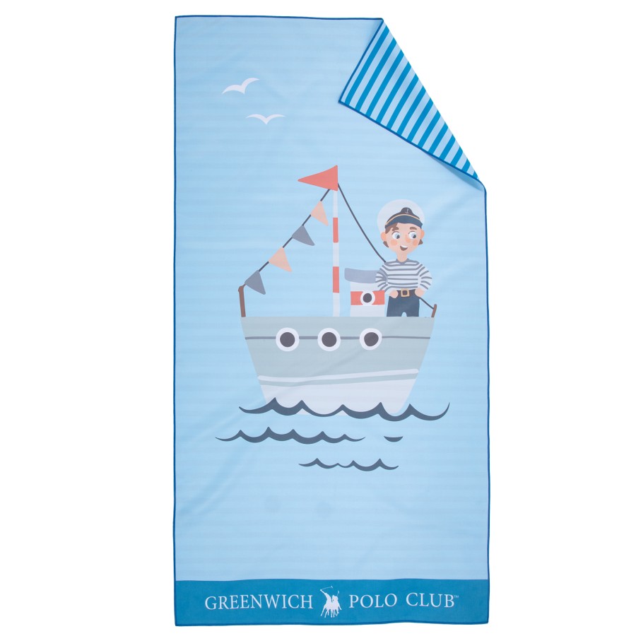 4178 Πετσέτα Θαλάσσης Junior 70X140 Μπλε Greenwich Polo Club 4178 Πετσέτα Θαλάσσης Junior 70X140 Μπλε Greenwich Polo Club