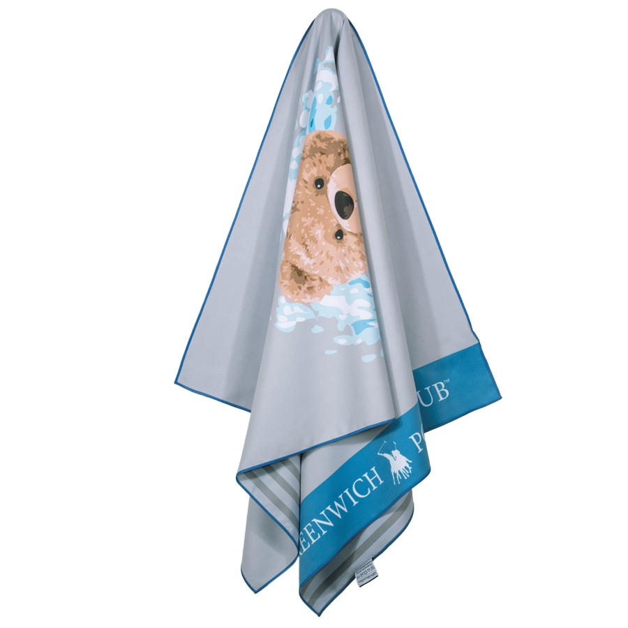 4179 Πετσέτα Θαλάσσης Junior 70X140 Γκρι/Μπλε Greenwich Polo Club 4179 Πετσέτα Θαλάσσης Junior 70X140 Γκρι/Μπλε Greenwich Polo Club