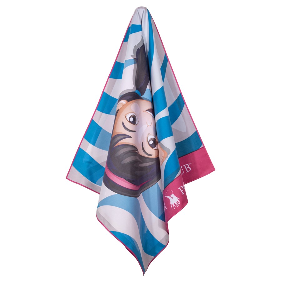 4180 Πετσέτα Θαλάσσης Junior 70X140 Μπλε/Φούξια Greenwich Polo Club 4180 Πετσέτα Θαλάσσης Junior 70X140 Μπλε/Φούξια Greenwich Polo Club