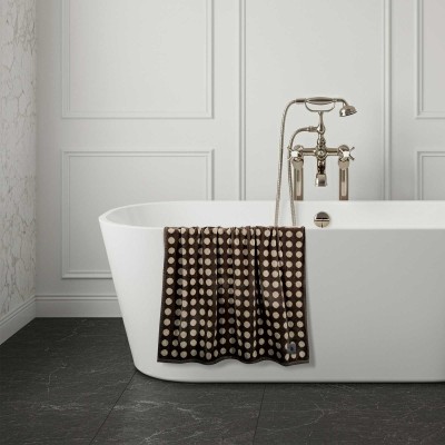 4138 Πετσέτα Μπάνιου 80X150 Γκρι/Κρεμ Greenwich Polo Club